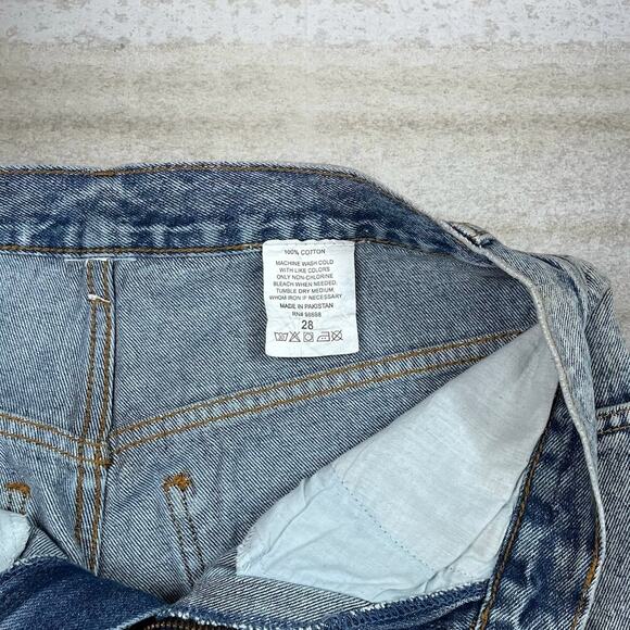 Vintage Johnathan G Jeans Light Wash Denim Relaxed Fit Tapered Leg 90s - Picture 4 of 4